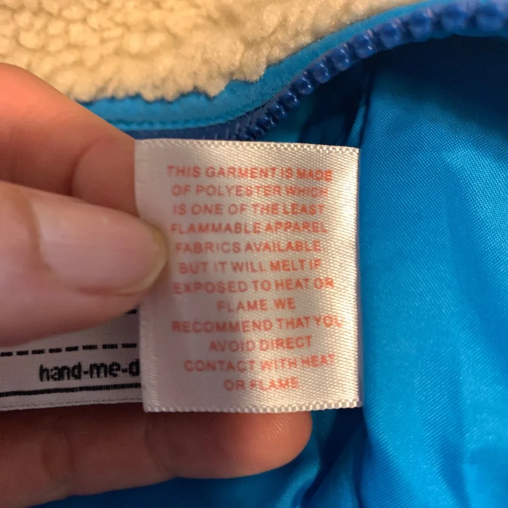Patagonia Fleece Vest Kids 2T Beige Blue Retro-X Sherpa Full Zip Outdoor Layer